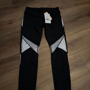 Fabletics Black Leggings with White Tag